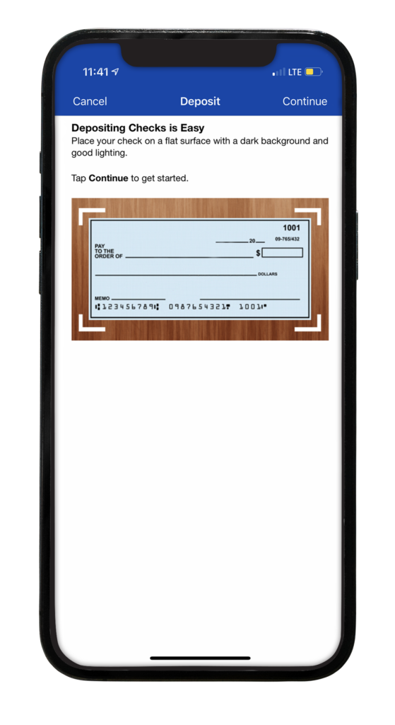 Mobile Check Deposit